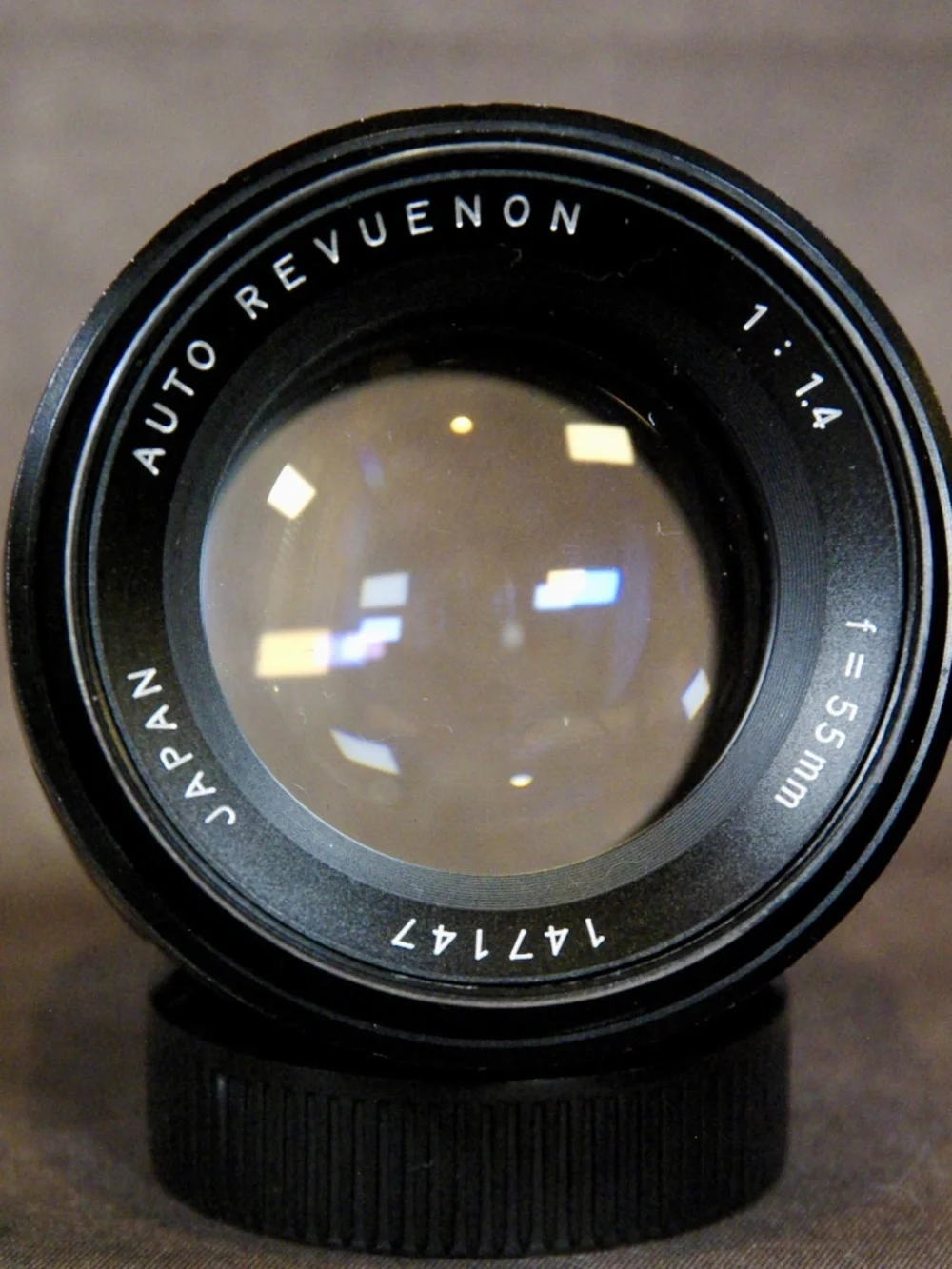 Auto Revuenon 55mm f/1.4 Tomioka Planar Lens M42